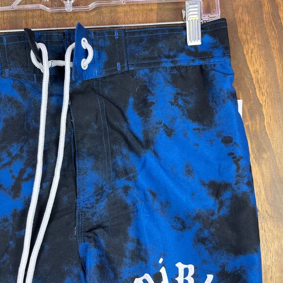 Modelo Mens Shorts Blue Elastic Board Especial Espiritu Luchador Swim Surf Small - Picture 3 of 12